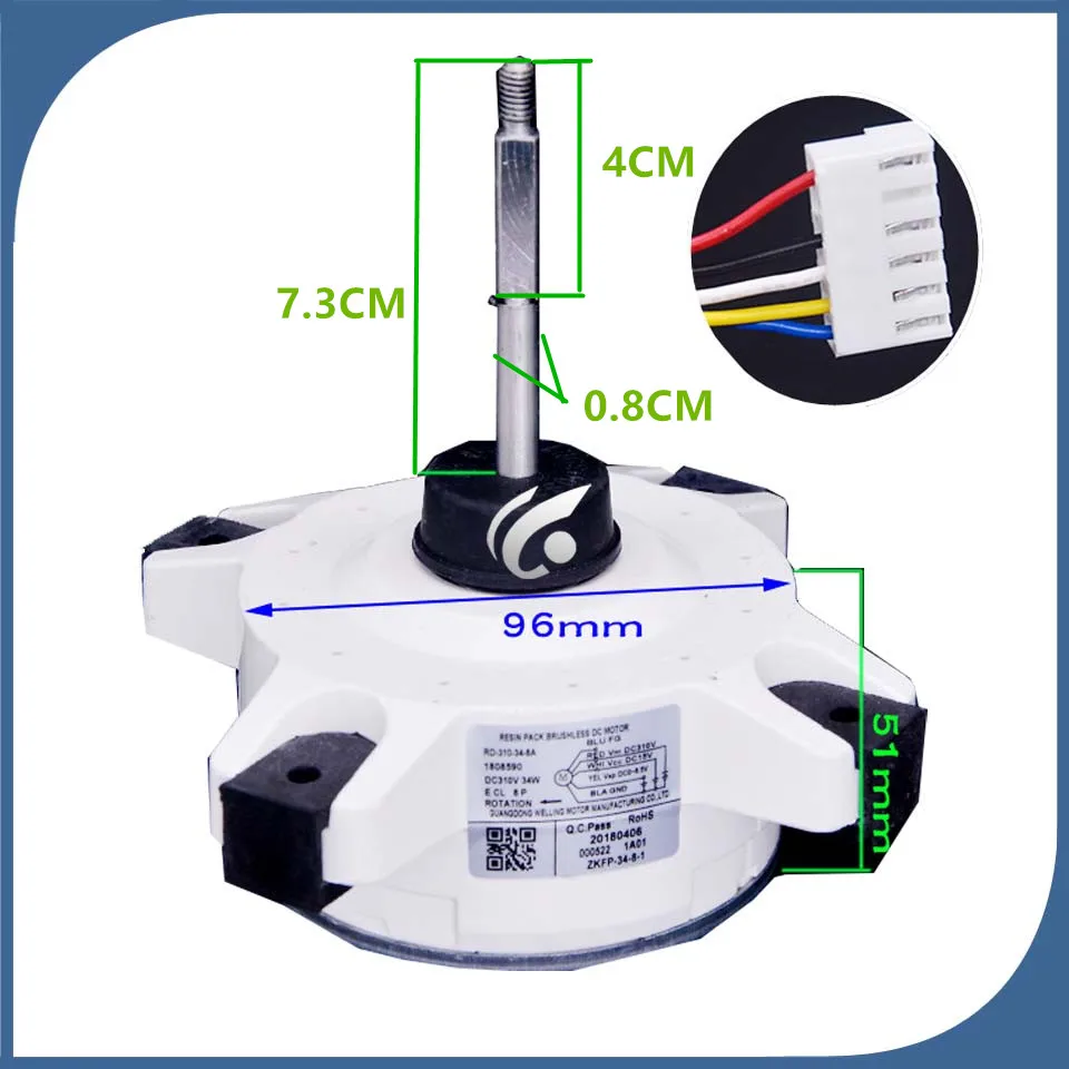 New Good Working For Air Conditioner Machine Motor Rd310348a 34w