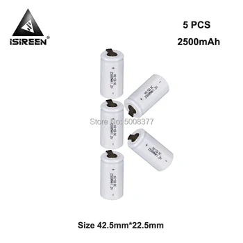 

2500mAh 1.2V SC Ni-CD Rechargeable Batteries Cell DIY Electric Battery Packs Subc Ni CD Accumulator Toys Flashlight