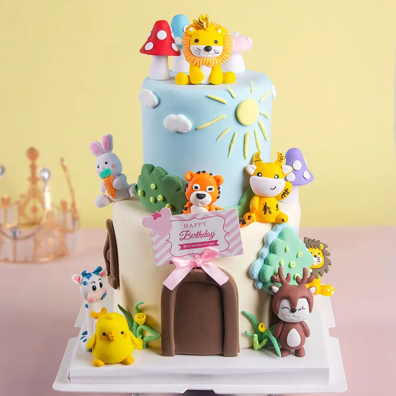 Disney Cake Toppers lot 5 Clarabelle Cow Daisy Duck Mad Hatter White Rabbit  HTF | eBay