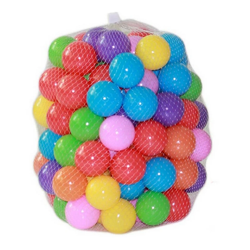 200pcs/lot 5.5cm Eco-Friendly Colorful Soft Plastic Ocean Ball Baby Kids Water Pool Ball Pit Tent Beach Toy Wave Ball Gift 6