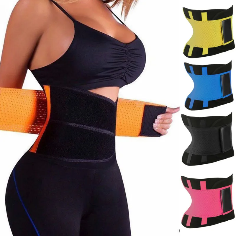 Women And Men Adjustable Elstiac Waist Support Belt Neoprene Faja Lumbar Back Sweat Belt Fitness Belt Waist Trainer Heuptas