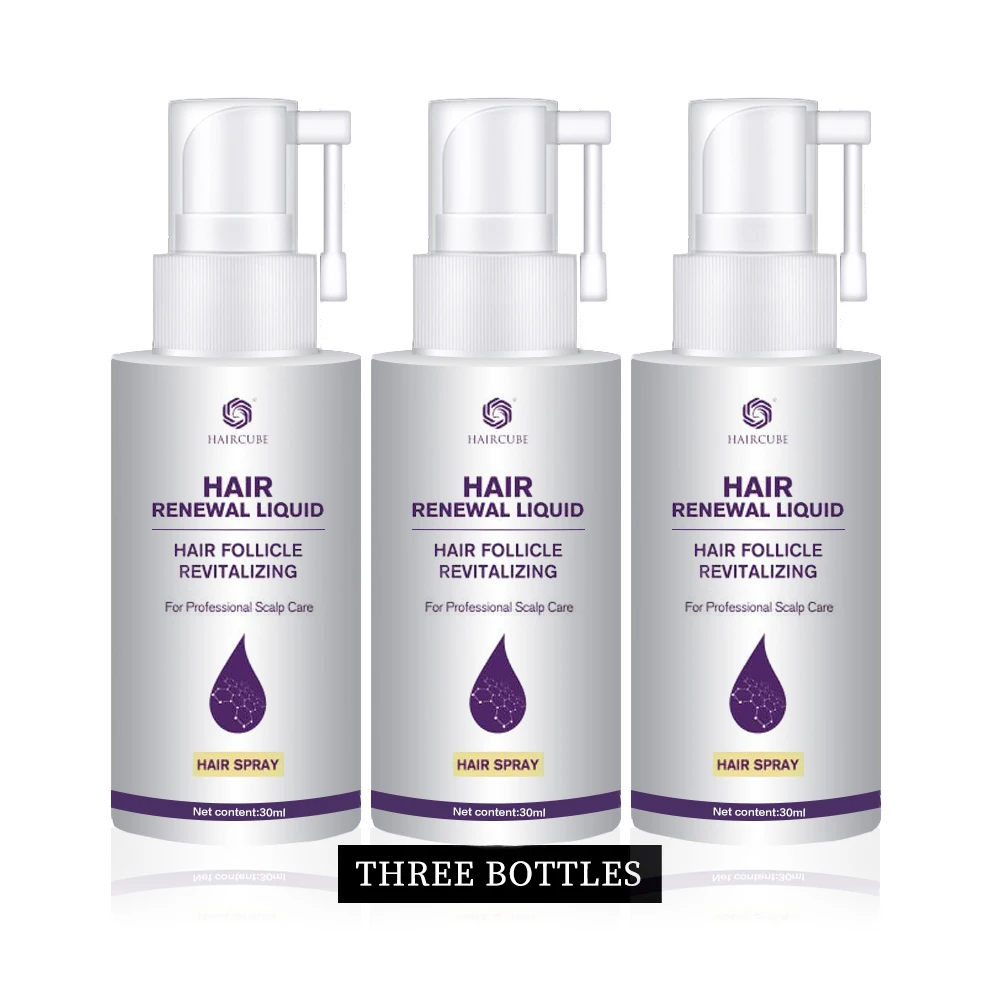 Regrowth-Serum Anti-Hair-Loss-Spray Haircube-Hair Natural-Ingredients for And Men Women