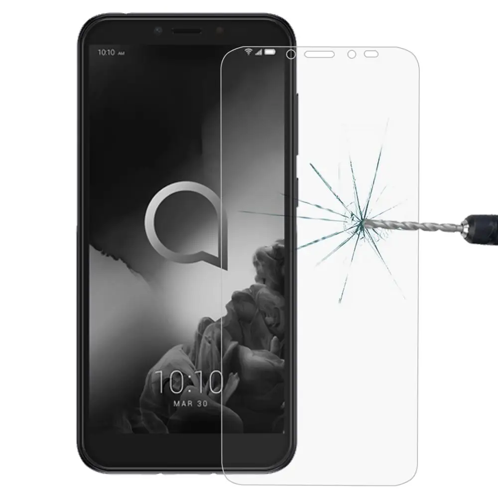 Vidrio templado para Alcatel 1 S 2019, Protector de pantalla 2.5D 9H, vidrio templado Premium para Alcatel 1 S, película protectora