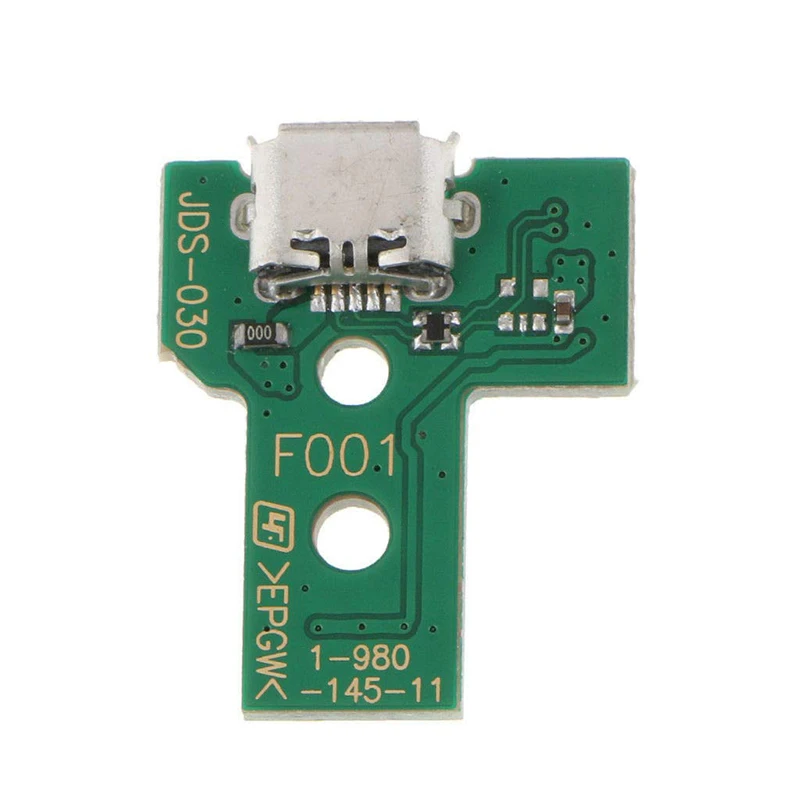 10 PCS PS4 USB 충전 포트 JDS-030/JDS-011 및 12핀, JDS-001 및 14핀, FJDS-055 및 12핀 커넥터 케이블 교체