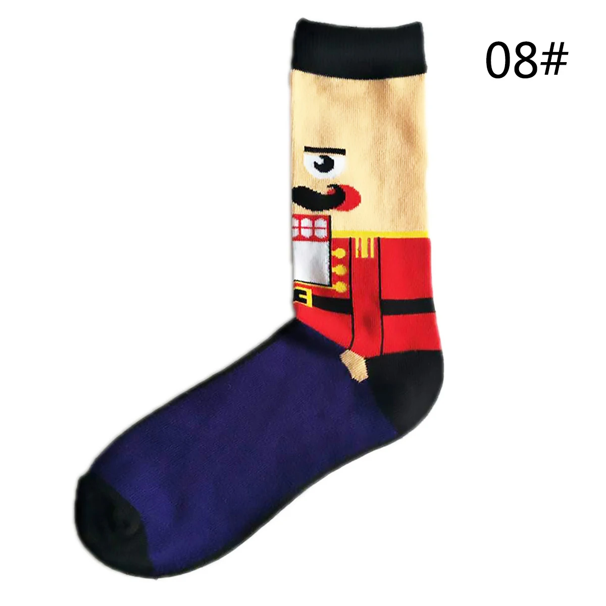 1 пара осенне-зимних теплых носков для мужчин и женщин, рождественские носки со снеговиком, забавные носки, подарок для женщин, Calcetines Meias - Цвет: 19