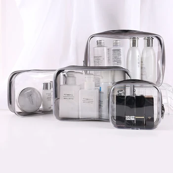 

Transparent PVC Storage Bags Travel Organizer Clear Makeup Bag Beautician Cosmetic Bag Beauty Case Toiletry Bag Wash Bags