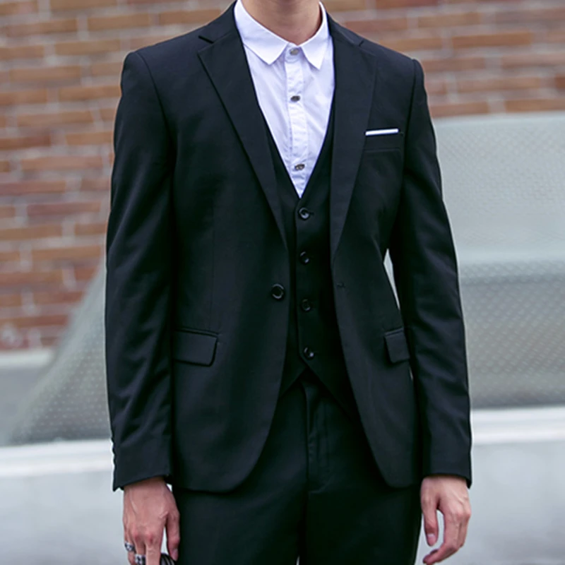 国際的なアウトレットでの割引 メンズスーツスーツ 手作り 高品質の衣類 ボタン付き スリムフィット 結婚式用 仕事用 パーティー用 2個 直売値下げ Ongoing Southloopmarket Com