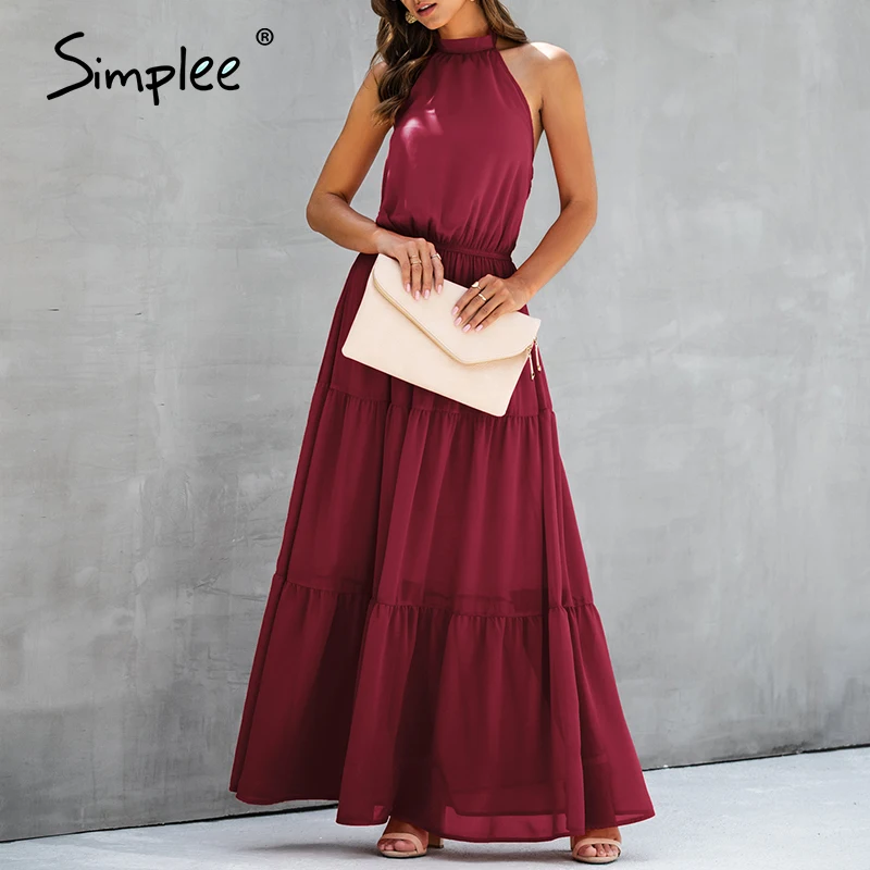 Simplee Sexy backless evening party dress Women plus size solid bow high waist maxi dress Elegant slim fit beach bodycon dress Simplee Sexy backless evening party dress Women plus size solid bow high waist maxi dress Elegant slim fit beach bodycon dress
