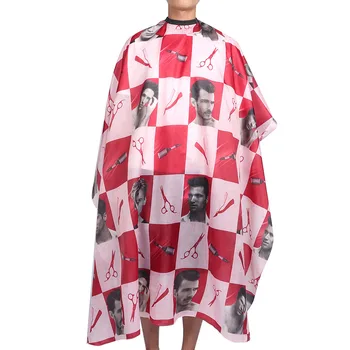 

interesting pattern Hair Dyeing Haircut Cloth Hairdressing Apron Styling Barber Beauty Salon Accessory Tool for home salon use