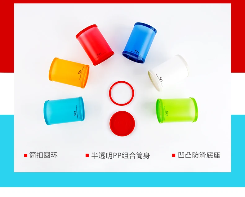 Xiaomi fizz креативный контейнер для хранения ручки съемная пластиковая простая ручка держатель 6 цветов Мода для студентов офиса