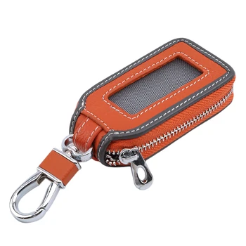 

Men PU Leather Key Wallets Zipper Key Purse Unisex Car Key Holders Buckle Key Case Housekeeper Holder