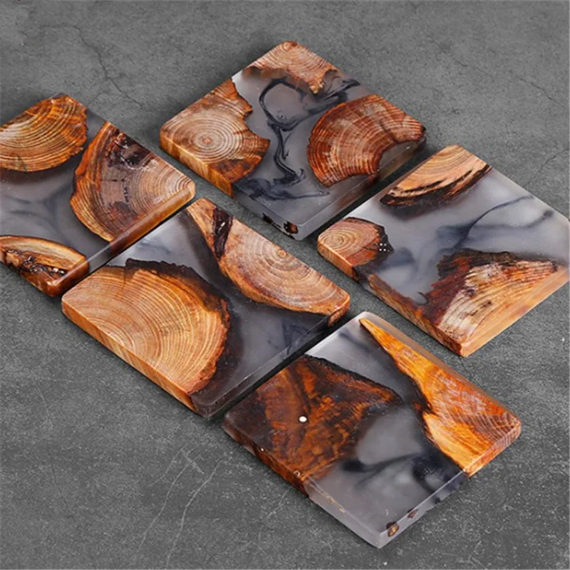 

Pine Wood Imprinted Kung Fu Tea Small Cup Mat Insulation Pad Tea Set Accessories Solid Wood Creative Saucer Tea Ceremony Supplie