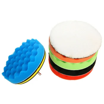 

Thickness 30mm Polishing Pads set Waxing Buffing Pad Kit 4inch For Car