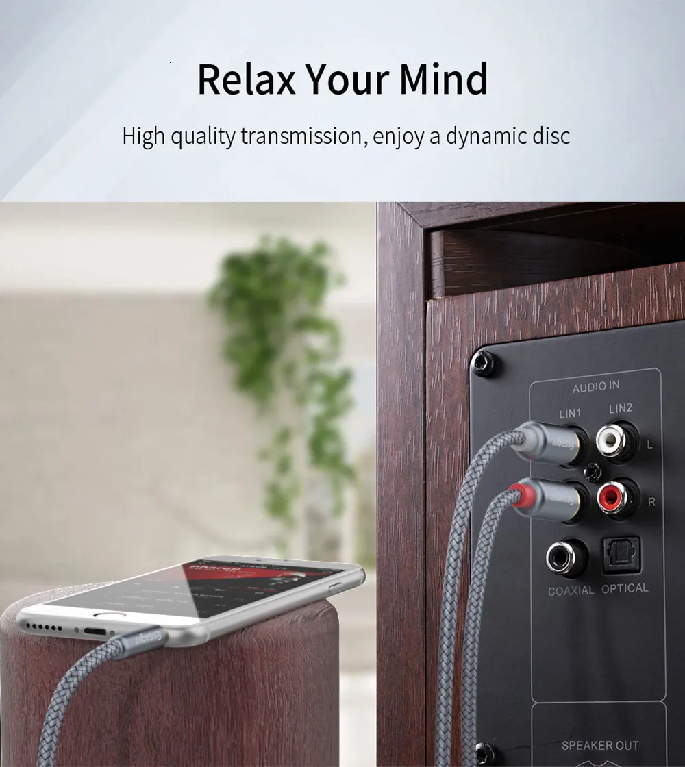 Essager 3 RCA  ̺ й ڵ, TV ǻ    ̺, 5mm, 3 跮