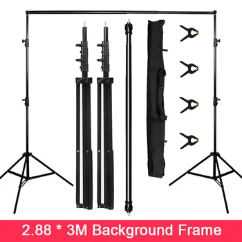 

2.8*3M Background Frame Photography Backdrop Aluminum Support System Stands for Photo Studio Background Photography backdrops