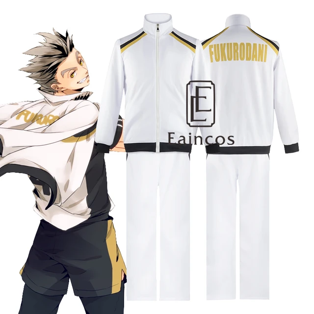 Haikyuu!Fukurodani Academy No.4 Bokuto Koutarou Jersey Uniform Cosplay  Costume