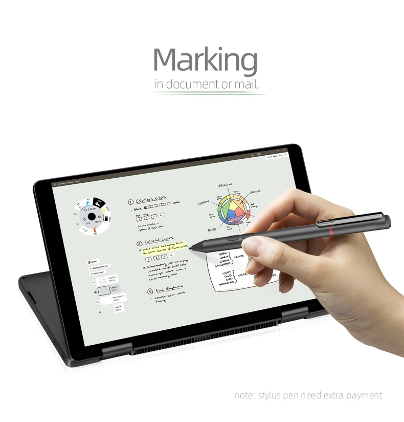 Very best  One Netbook One Mix 3S Plus Notebook Yoga Pocket Laptop i3-10110Y 8GB 256GB Win 10 Mini Laptop With