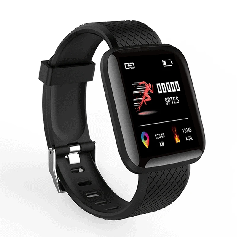 

SKHO 116 Smart Watch IP67 Waterproof with Heart Rate Blood Pressure Monitor Fitness Tracker Smartwatch for Men women pk Q9 B57