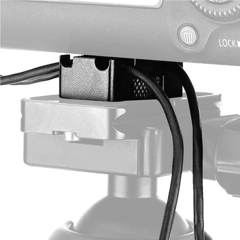 

Tether DSLR Camera Digital USB Cable Lock Clip Clamp Protector Mount to Camera Tripod Quick Release Plate Tethering Cable