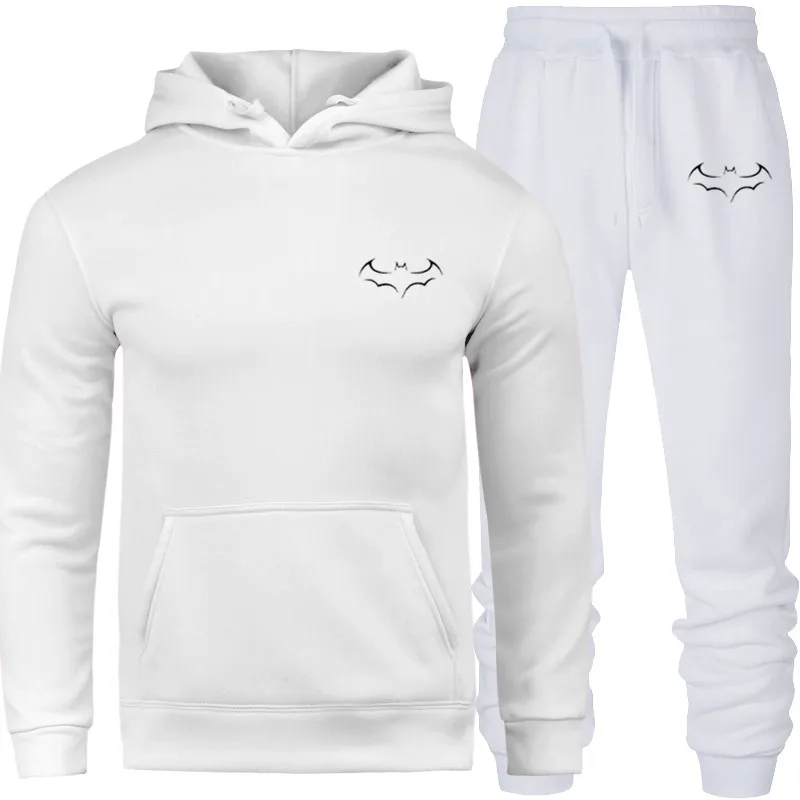 Новинка, брендовый мужской спортивный костюм, комплект спортивной одежды с капюшоном, костюм с буквенным принтом, весна, осень, зима, худи+ штаны, комплект с толстовкой, костюм