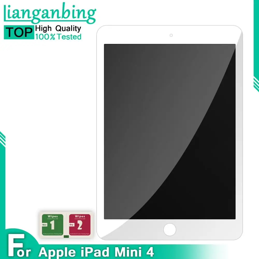 ЖК дисплей AAA + для iPad mini 4 Mini4 A1538 A1550 сенсорный экран дигитайзер панель в сборе