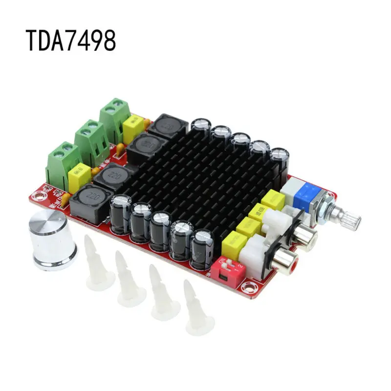 Стерео Усилитель мощности доска 14-32 v модуль аксессуары TDA7498 2*100W