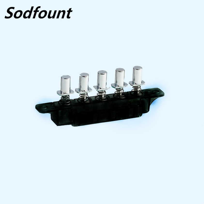 Interruptor de 5 teclas MQ165, 250VAC, 4A/6A, para cocina, Gama, campana extractora, pieza, 5 botones, tipo Piano