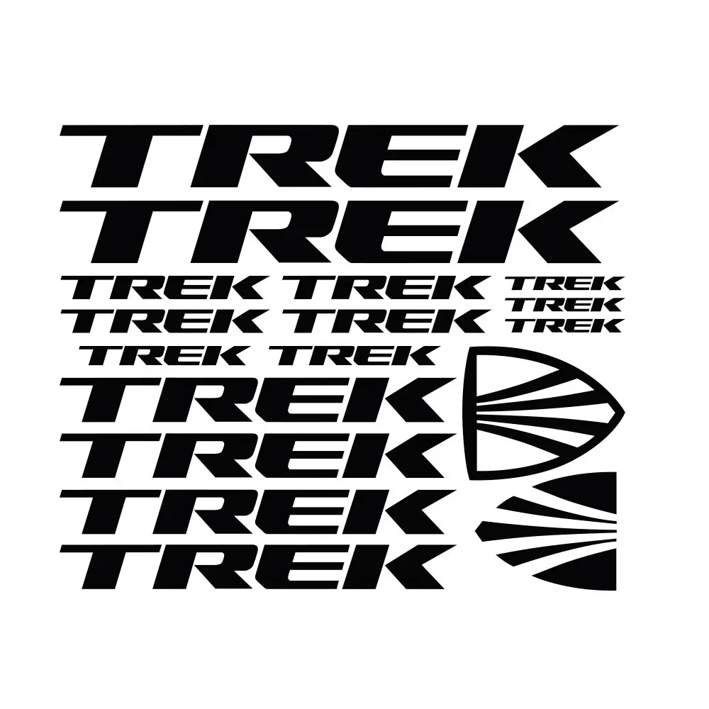 TREK 자동차 스티커, 방수 스티커, 창문 트렁크 데칼, 오토바이 커버, 스크래치 PVC