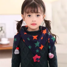 Новинка; клетчатые шарфы в горошек с геометрическим рисунком для маленьких девочек; сезон осень-зима; шаль для мальчиков и девочек; детский хлопковый теплый шейный платок