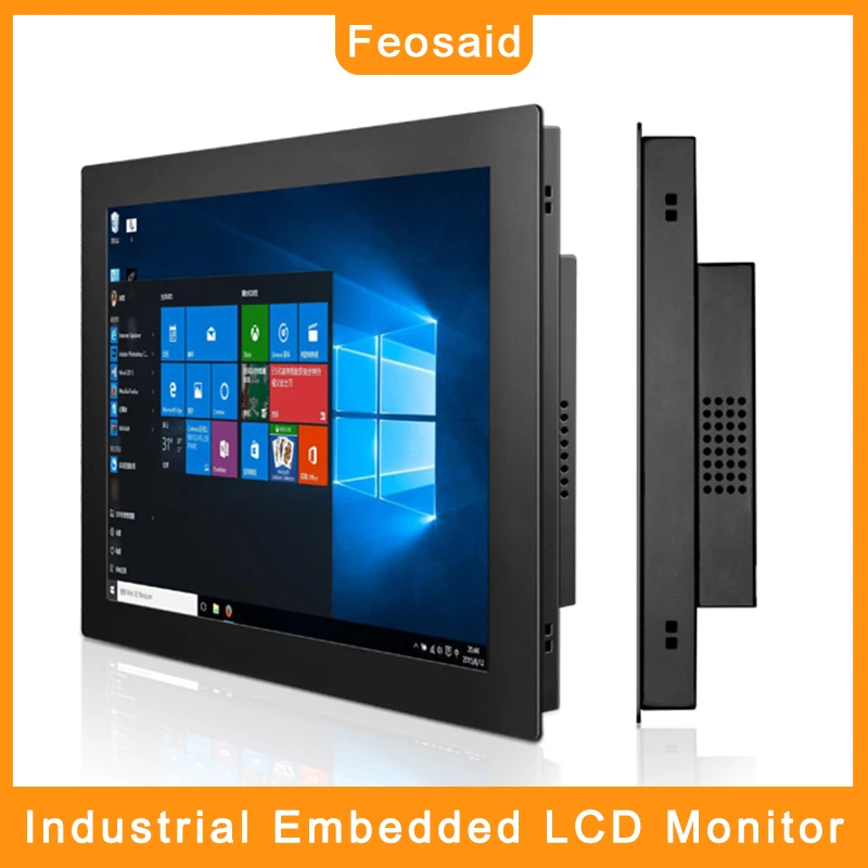 

Feosaid 10.1 inch IPS Full View HDMI USB VGA 10" Embedded Industrial Resistive Touch LCD Monitor Resolut 1280x800 Tablet Monitor