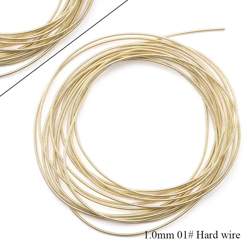 01 hard wire 10 г/пакет Твердые шелковые швейные нитки Набор для вышивания DIY креативный Материал Швейные Инструменты для резьбы ювелирные изделия аксессуары - Цвет: 01 hard wire
