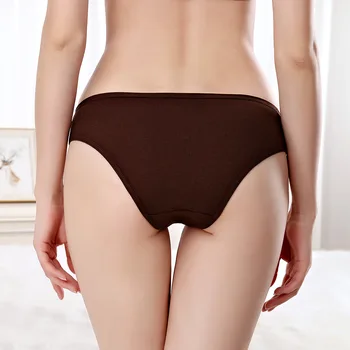 

M-XL Cotton Panties Women Underwear New Panties Female Lingerie Sexy G-string Underpants Solid Color Pantys Body Slim 89190