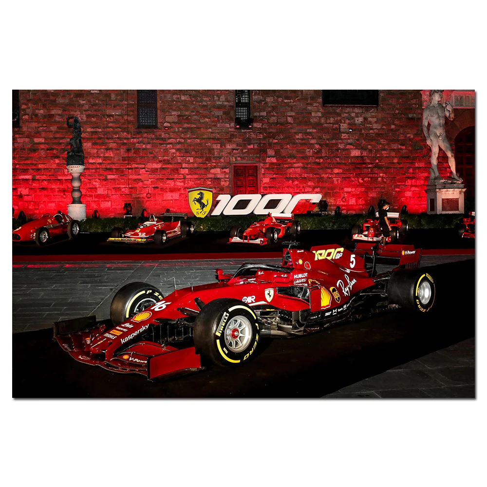 Formula1 Sf1000 Racing Cars Wallpaper Wall Art Poster Stampa Dipinti Su Tela Per La Decorazione Della Stanza Di Casa