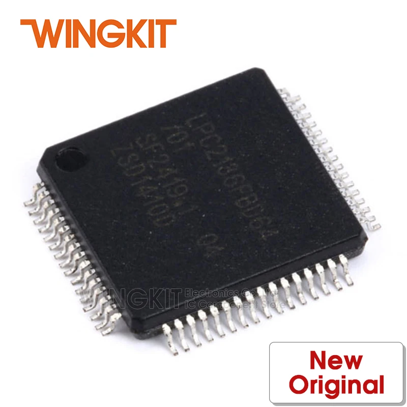 1PCS LPC2136FBD64 LQFP64 LPC2136FBD LPC2136 2136 LQFP-64 16/32-Bit Microcontroller | Электроника