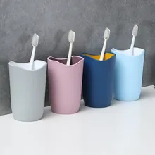 Портативный пластиковый простой нордический держатель для зубных щеток для полоскания рта спринцовка нескользящий держатель для макияжа зубов для ванной комнаты органайзер для зубных щеток