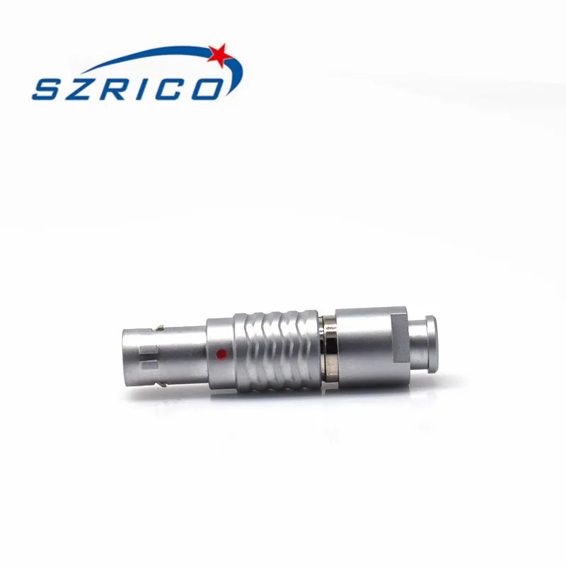 Plug bend relief 1B M12 4 Pin FGG штекер и женский PHG свободный разъем Электрический круговой Push Pull Авто низкого напряжения разъем - Цвет: Plug bend relief