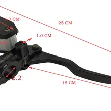 Z029 мотоцикл 22 мм передний правый тормоз сцепления Главный цилиндр рычаг для Suzuki GS125 GN125 гидравлический насос рычаг для Yamaha Honda