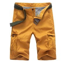 Мужские военные хорошие шорты, Популярная мода, армейские камуфляжные тактические шорты, мужские хлопковые свободные рабочие повседневные короткие штаны без рукавов