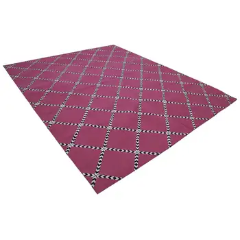 

250x303 Cm Pink Handmade Dhurrie Rug-8x10 Ft
