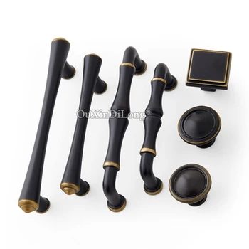 

European Antique 2PCS Solid Zinc Alloy Furniture Handles Cupboard Wardrobe Drawer Kitchen Bookcase TV Cabinet Pull Handles&Knobs
