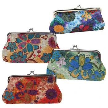 

Women's Coin Purse Flower Pouch Wallet Money Bag
