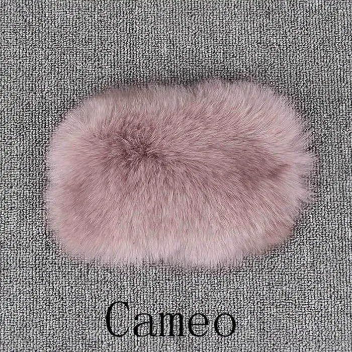 cameo QIUCHEN PJ19035, Новое поступление, Модный женский жилет из натурального Лисьего меха,, горячая распродажа, толстый мех - Цвет: cameo