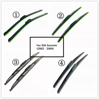 

LUYA Four kinds of Wiper Blade Car windshield wiper For KIA Sorento (2002 - 2009) size:24" & 18"