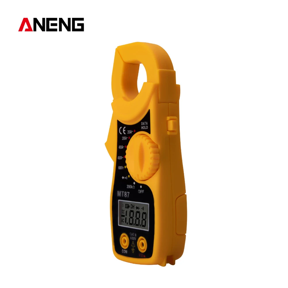 

Mini Digital Clamp Multimeter AC/DC Current Voltage Transitor Tester Power Meter Amper Clamp Meter Test Current Clamp