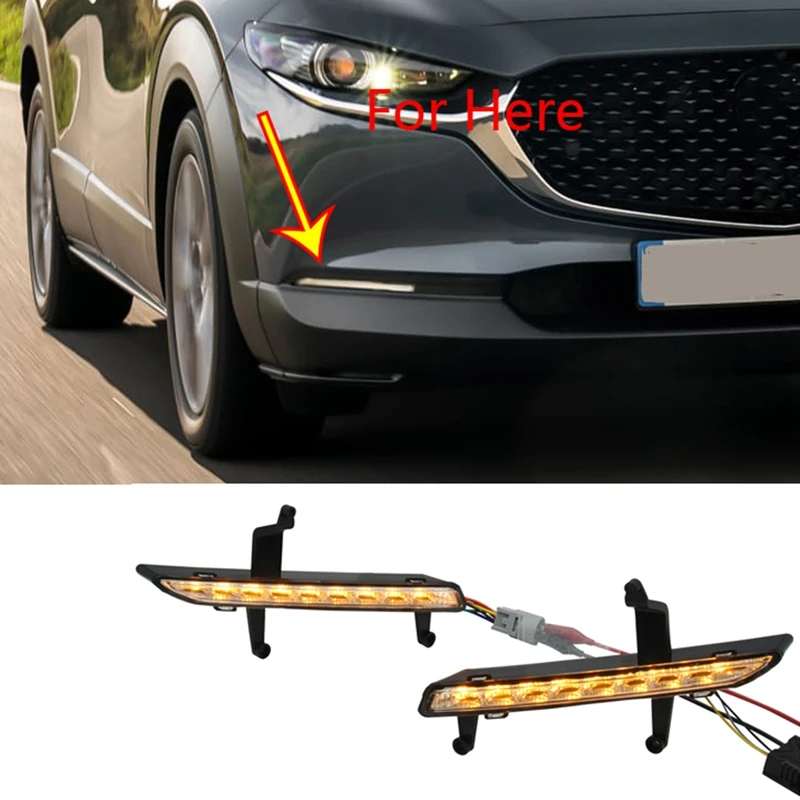 Автомобиль DRL светодиодный ные дневные ходовые светильник ни Противотуманные