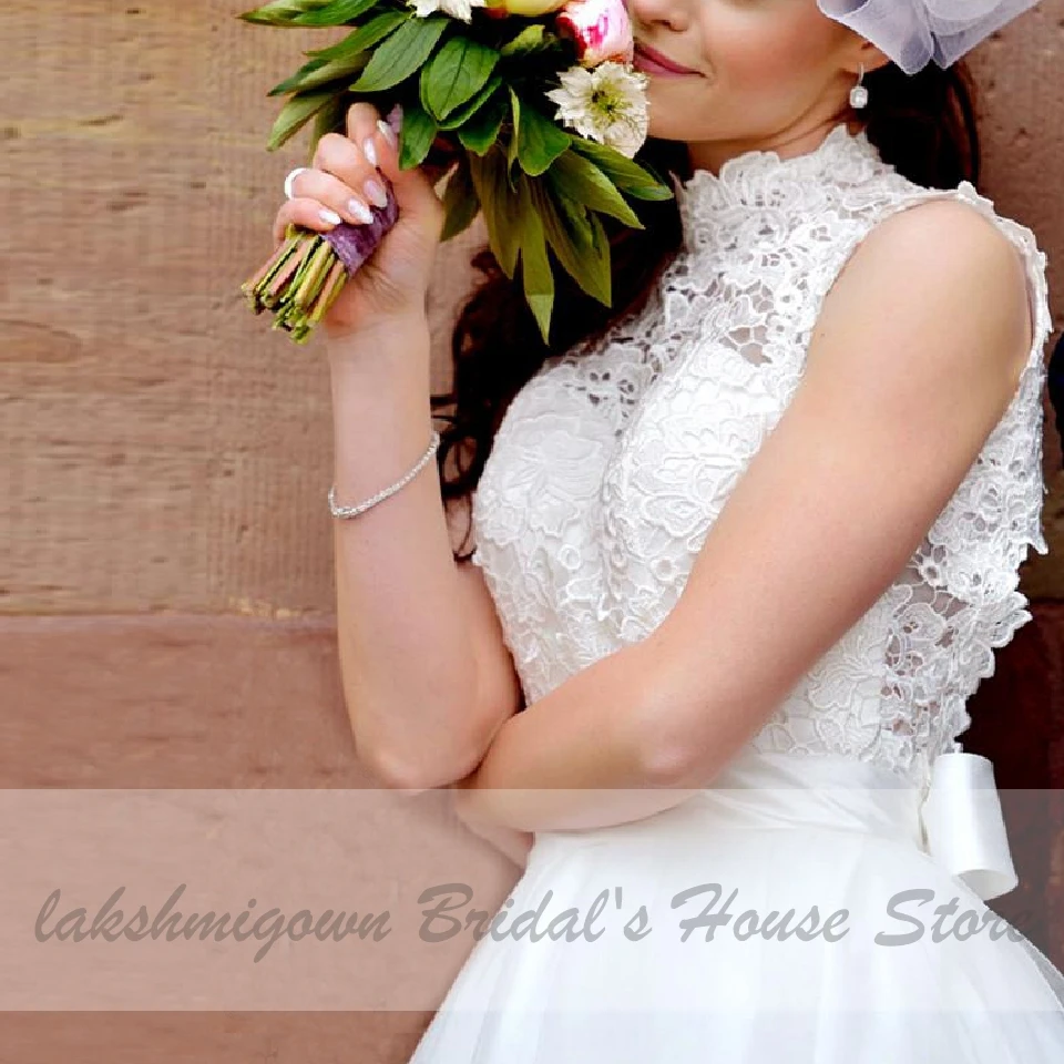 Винтажные 1950s кружевные свадебные платья длиной до колена Robe Mariage белые с открытой спиной сексуальные свадебные вечерние платья летние пляжные платья