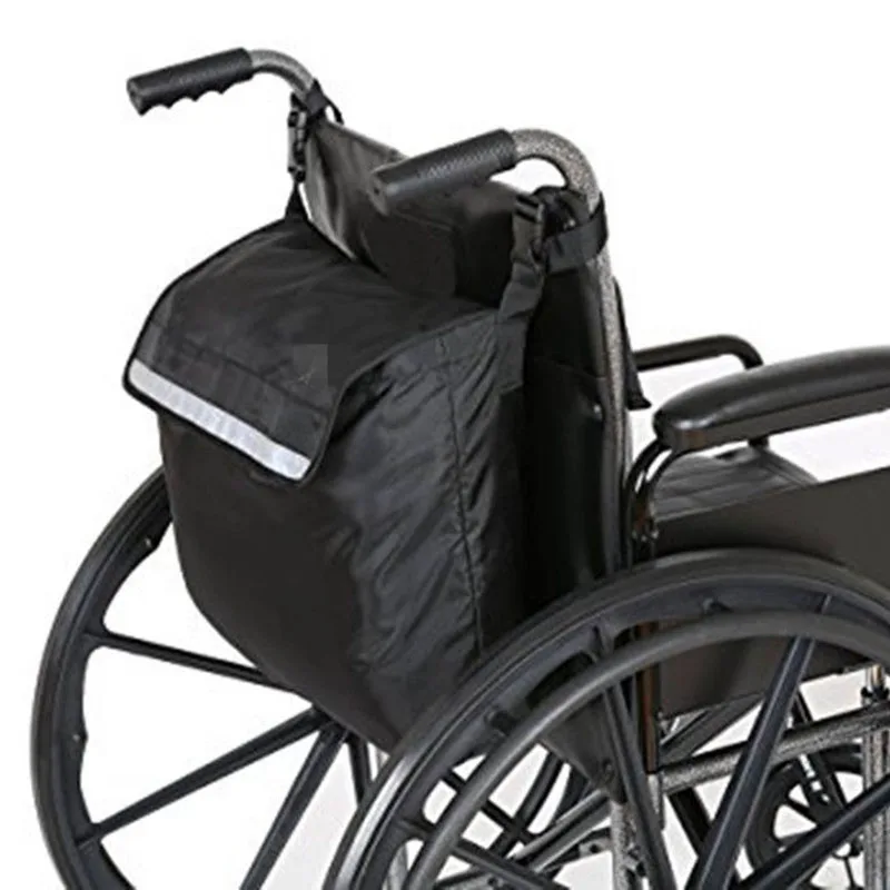

Adjustable Wheelchair Bag Handlebar Scooter Pouch Walker Carry Back Pack Portable Pocket Wheelchair Storage Holdall
