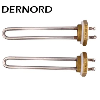 価格 DN32 Uタイプdc 12v 200ワット/300ワット加熱素子浸漬温水器エレメントと1 1/4インチbspスレッド