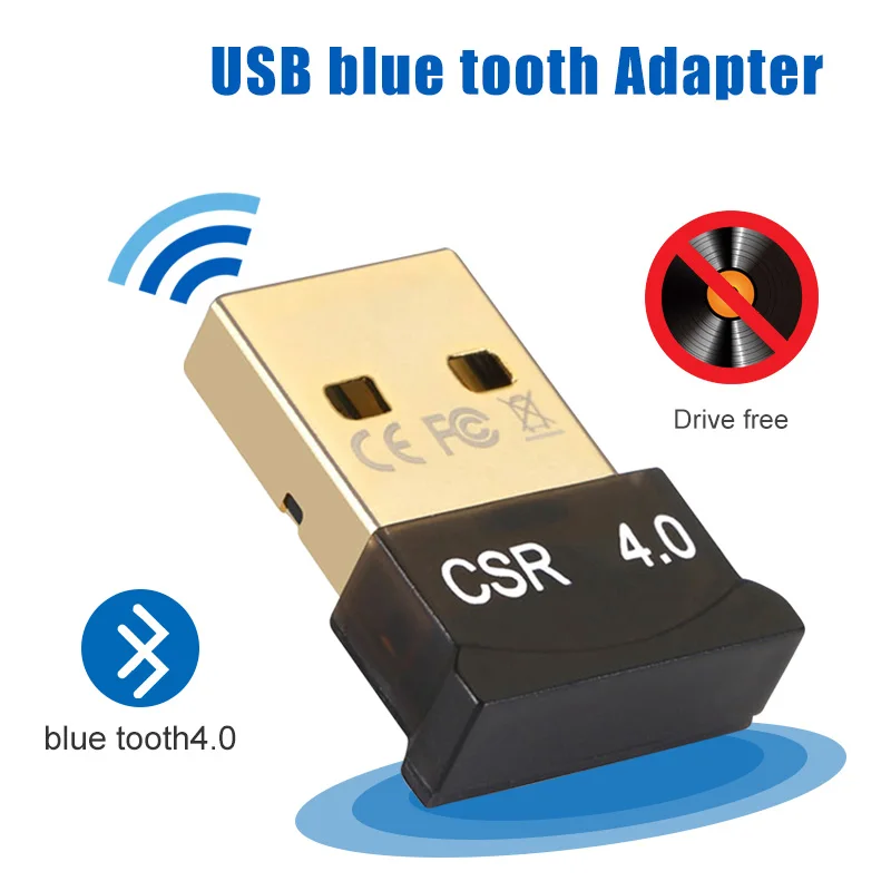 Для bluetooth usb адаптер dongle 4,0 5,0 компьютер pc наушники динамик автомобильный аудио приемник передатчик ТВ адаптер 3,5 мм мышь