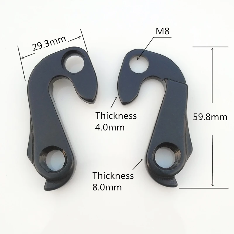 20pcs Bicycle Rear Derailleur Mech Gear Hanger Dropout Extender For